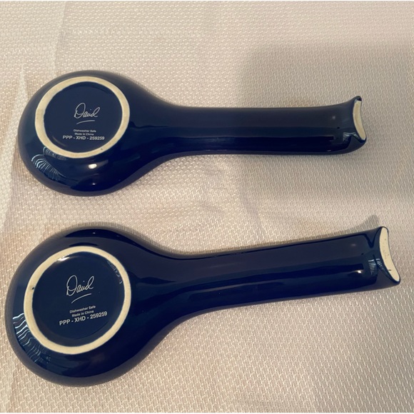 In the Kitchen with David set of 2 spoon rests - Picture 2 of 2